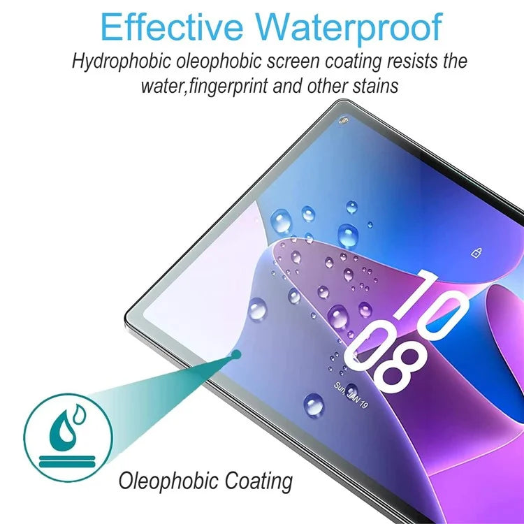 2Pcs For Lenovo Tab M10 (Gen 3) 2.5D Full Screen Protector Tempered Glass HD Clear Film