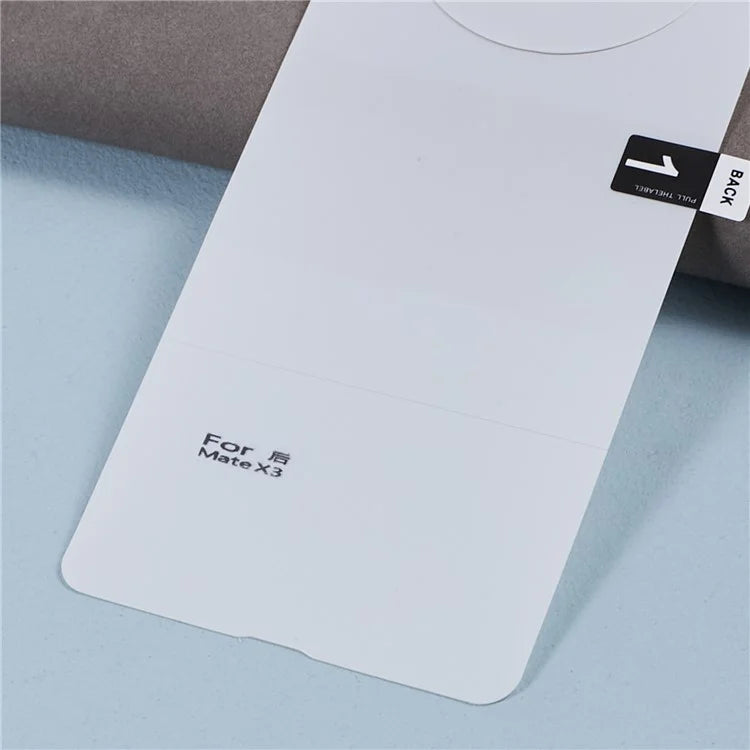 1 Set Hydrogel Film for Transsion Tecno Phantom V Fold , Inside + Front + Back Transparent TPU+PET Protective Film