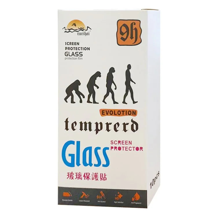RURIHAI 10Pcs For Samsung Galaxy S24+ Screen Protector AGC Glass HD Clear Film (Fingerprint Unlock Support)