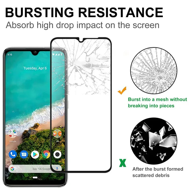 For Xiaomi Redmi A3+ / A3 Clear Screen Protector Black Edge Full Glue AGC Glass Screen Covering Film