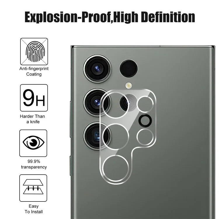 For Samsung Galaxy S24 Ultra Camera Lens Protector Tempered Glass Phone Rear Lens Film