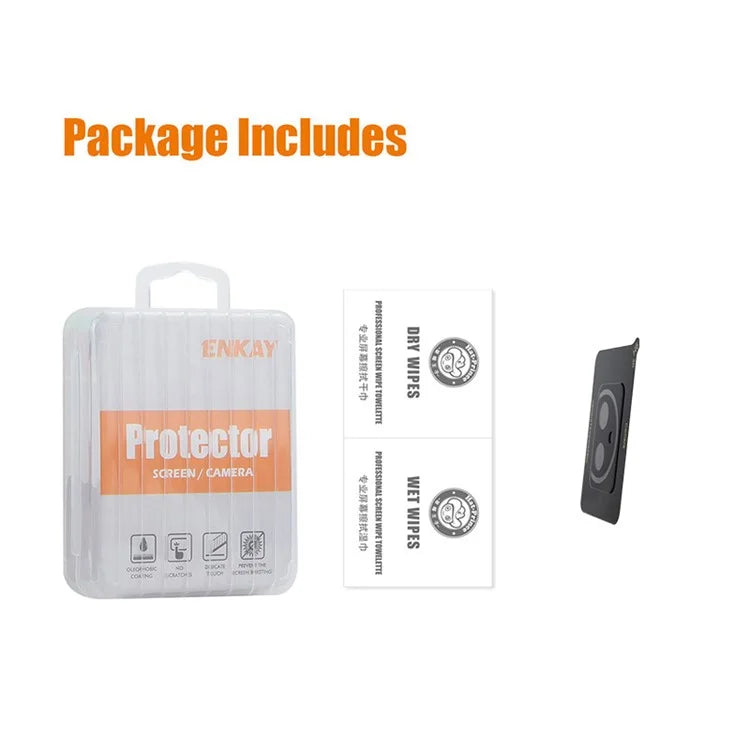 ENKAY HAT PRINCE For Honor 100 5G Integrated Camera Lens Protector Ultra-Thin HD Clear Lens Film