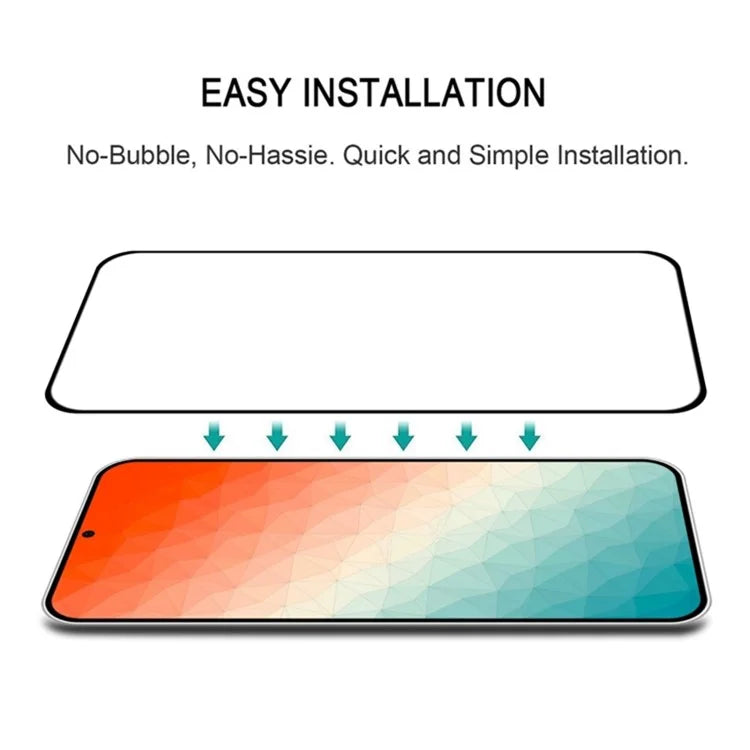 25Pcs For Samsung Galaxy S24+ Full Screen Protector Medium Alumina Glass Film (Fingerprint Unlock)