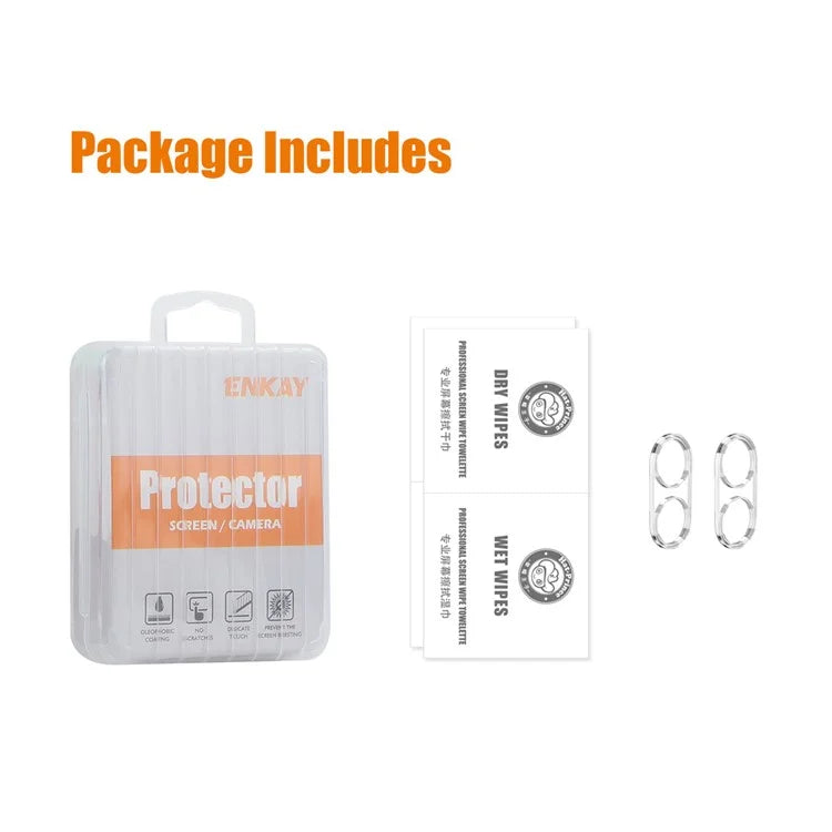 ENKAY HAT PRINCE 2Pcs For Xiaomi Redmi 13C 5G Lens Film Scratch-resistant Camera Lens Protector