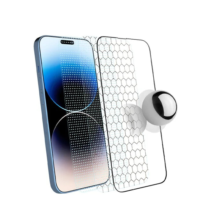 TGVIS For iPhone 15 Pro Max Back Film+Clear High Aluminum-silicon Glass Screen Protector