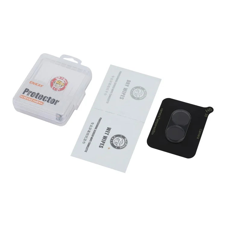 ENKAY HAT PRINCE For Nothing Phone (2) Camera Lens Protector 0.2mm Clear High Aluminum-Silicon Glass Film
