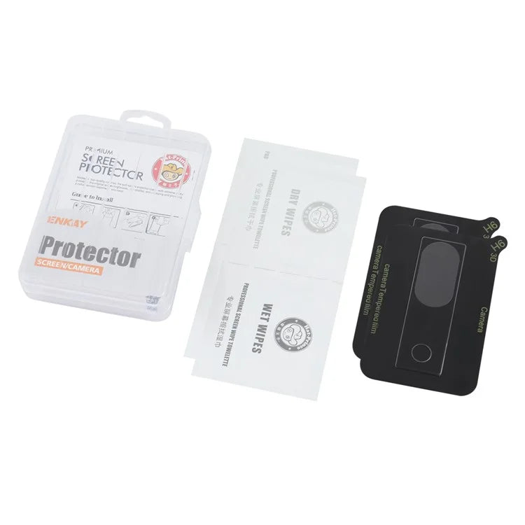ENKAY HAT PRINCE 2Pcs for Google Pixel 8a Camera Rear Lens Protector 0.2mm Impact-Resistant Lens Cover