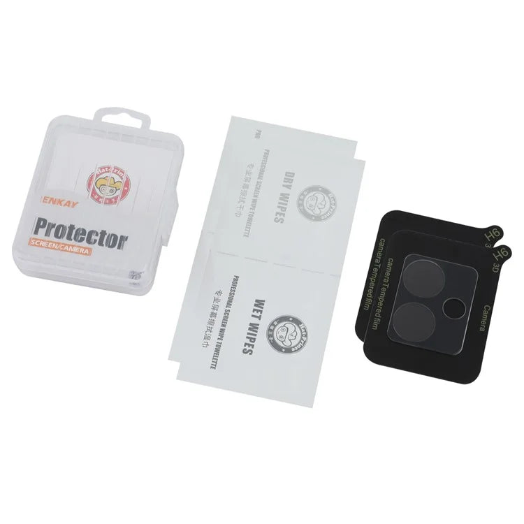 ENKAY HAT PRINCE 2Pcs for Motorola Moto G14 4G Camera Lens Protector Full Glue 0.2mm Rear Lens Film