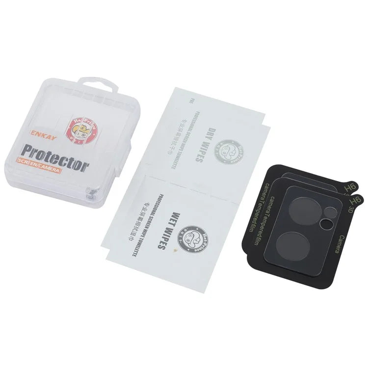 ENKAY HAT PRINCE 2Pcs for OnePlus Nord CE 2 5G Camera Lens Protector Anti-Bubble High Aluminum-Silicon Glass Lens Film