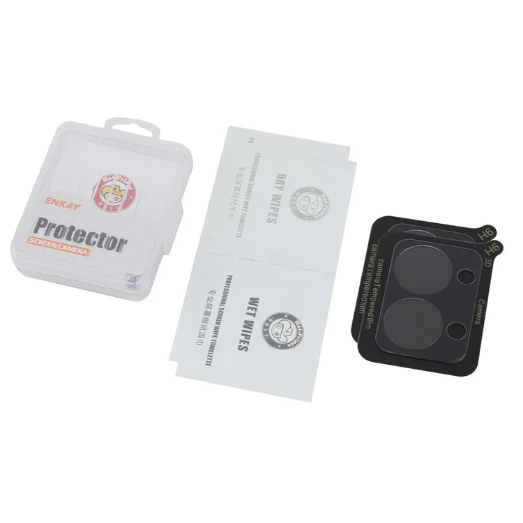 ENKAY HAT PRINCE 2Pcs for OnePlus Nord 2T 5G Camera Lens Protector 0.2mm High Aluminum-Silicon Glass 9H Lens Film