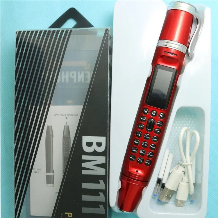 BM111 0.96-inch Pen Shape Mini Cellphone Dual SIM Dual Standby Mobile Phone