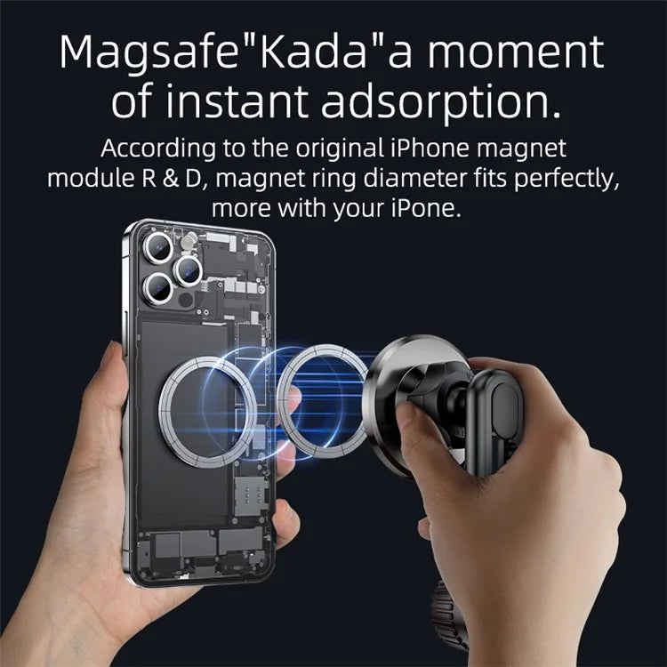 YESIDO C168 Car Air Outlet Clip 360 Degree Rotating Magnetic Phone Holder