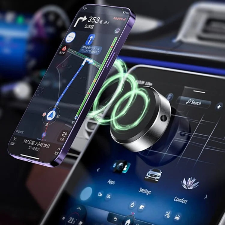Electric Suction Cup Car Screen Windshield Mounted Magnetic Phone Holder