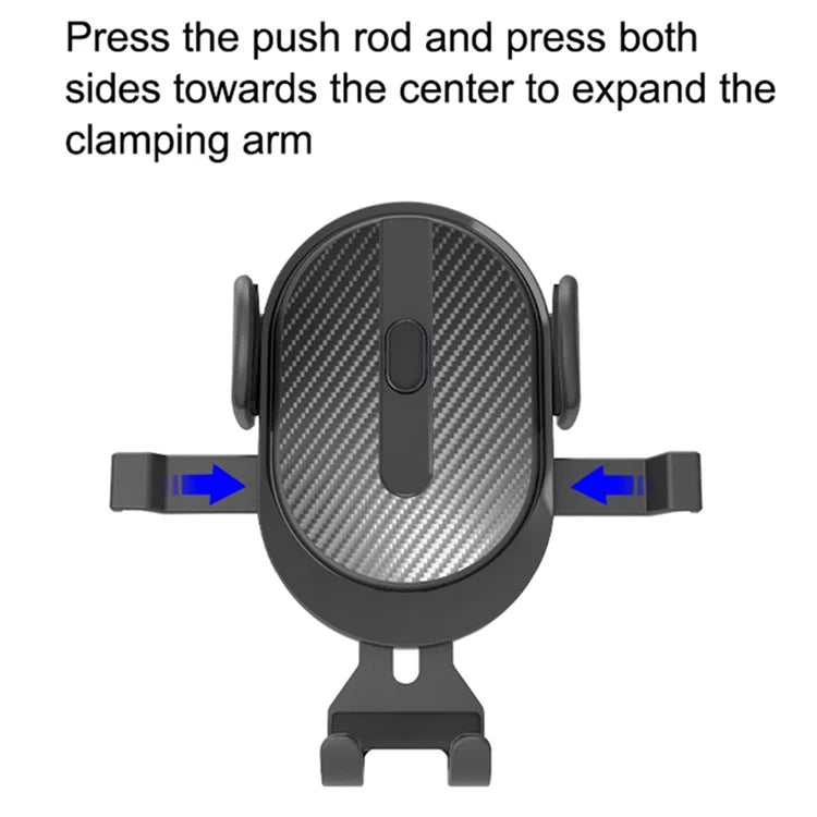 D23+CF Car Phone Holder Air Vent Cell Phone Holder for Car Hands Free Easy Clamp Cradle in Vehicle