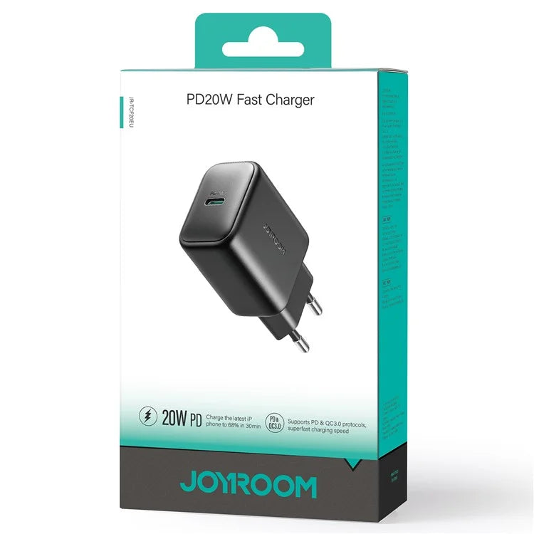 JOYROOM JR-TCF20 EU Plug PD 20W Fast Charger Type-C Charger Adapter