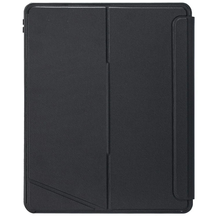 T12B-AS For iPad Air 13 (2024) / iPad Pro 12.9-inch (2018) / (2020) / (2021) / (2022) Rotation Shaft Stand Leather Cover + Backlit Bluetooth Keyboard