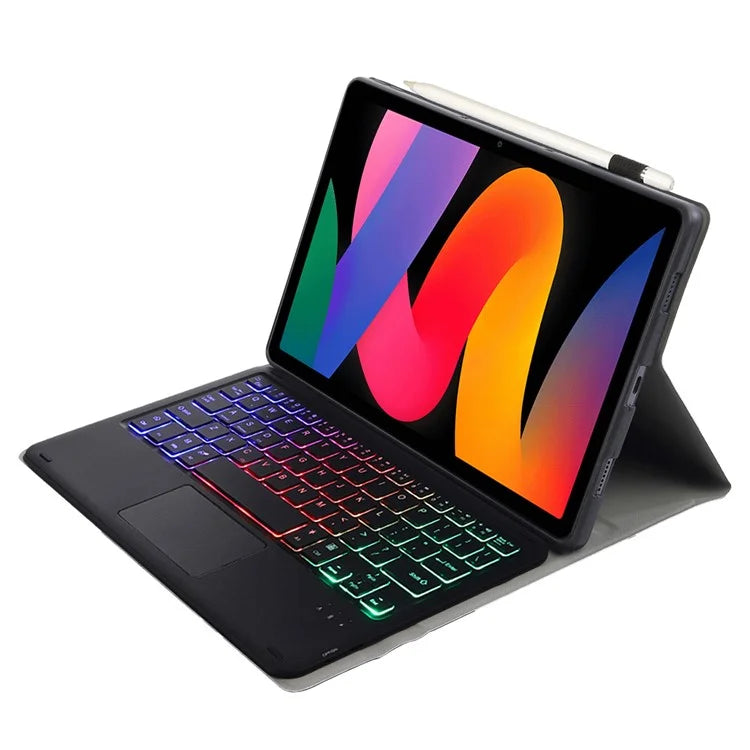 A0N9-AS For Xiaomi Redmi Pad SE Touchpad Bluetooth Keyboard with Backlit, Slim Tablet Case
