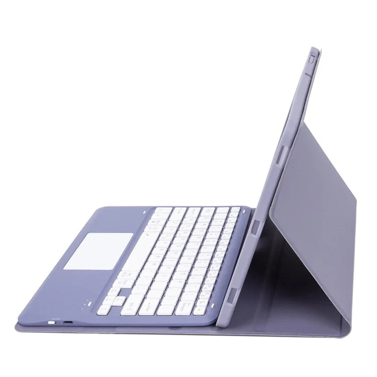 A810B-A For Samsung Galaxy Tab S9 FE+ 12.4" X610 / X616 Bluetooth Keyboard with Touchpad Pencil Slot Tablet Case