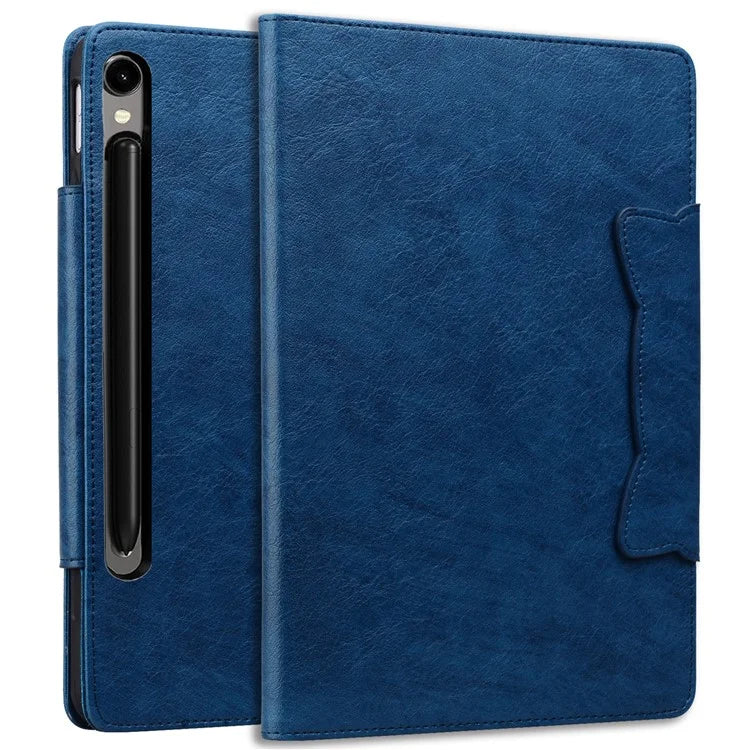 For Samsung Galaxy Tab S9+ / Tab S8+ / Tab S7+ T970 T976B Case Business PU Leather Tablet Cover with Stand Magnetic Clasp