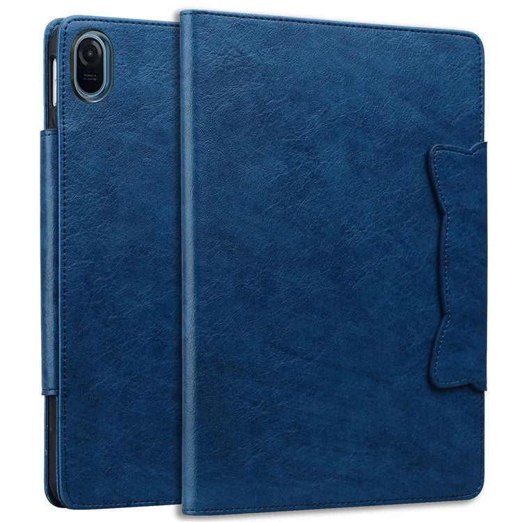 For Honor Pad 8 Stand Case Magnetic Clasp PU Leather Tablet Cover with Card Slots