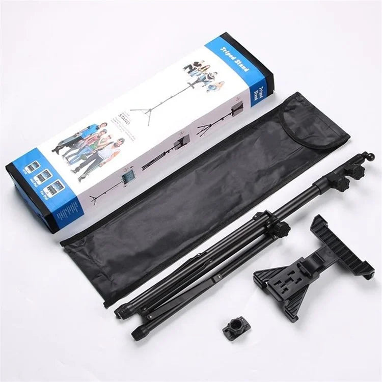 XWJ-310 For iPad Pro 360 Degree Rotating Tripod Adjustable Height Foldable Tablet Floor Stand