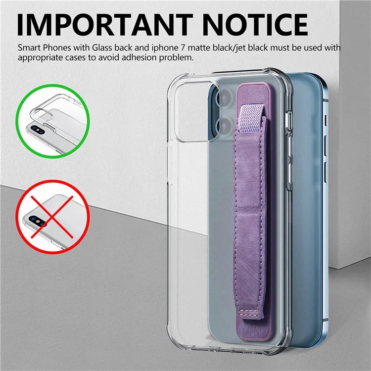 SP-03 Phone Finger Grip Holder with Kickstand Function Self-Adhesive Wristband