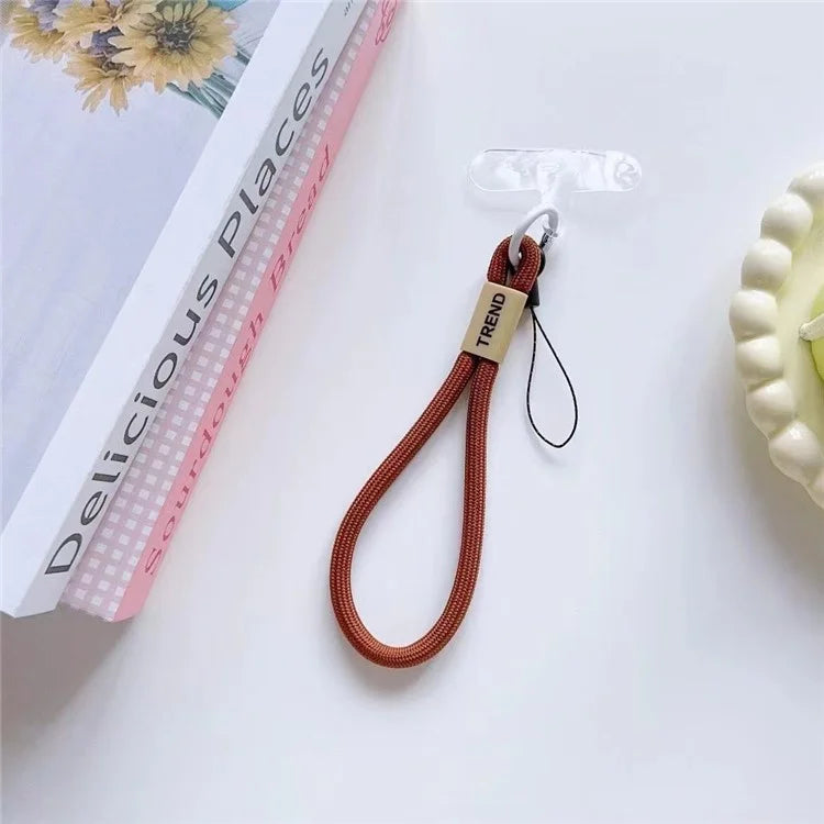 Phone Wrist Strap 30cm Lanyard Key Lanyard Nylon Strap with Patch