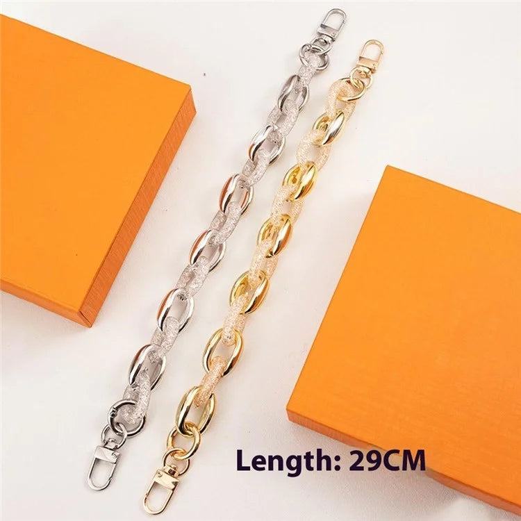 Metal Phone Charm 29cm Glitter Rhinestone Wristlet Bracelet Phone Lanyard Wrist
