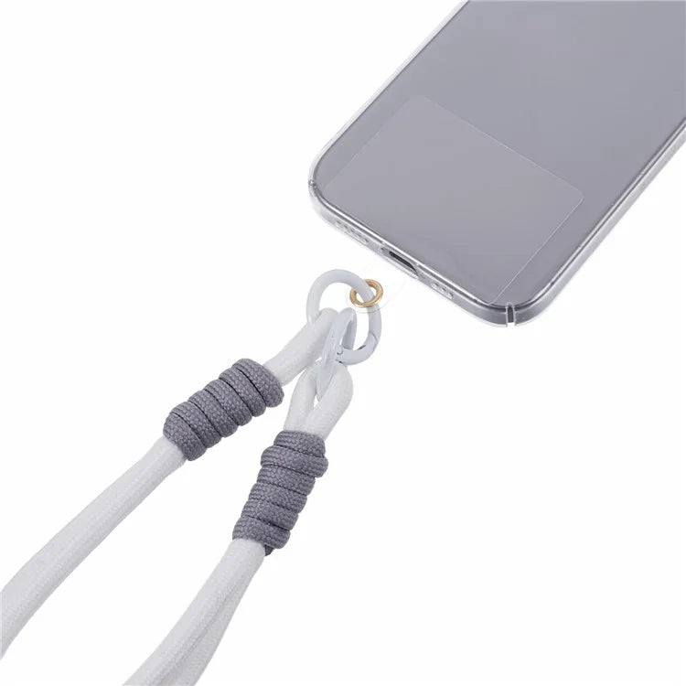 A4 Universal Phone Wrist Strap Lanyard Cameras Keyring Holder Short Strap with Tether Tab