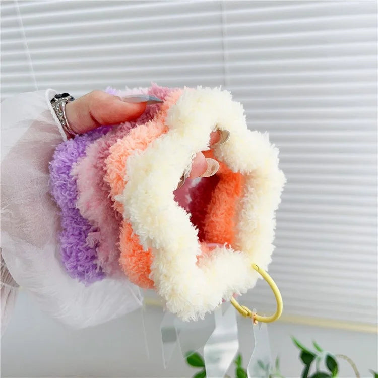 A9 Style Plush Phone Wrist Strap Anti-Loss Phone Lanyard Keychain with Tether Tab