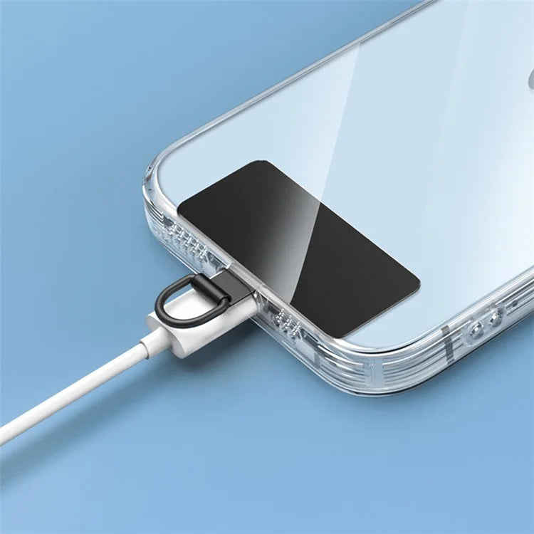 Cell Phone Lanyard Pad Safety Stainless Steel Phone Lanyard Patch
