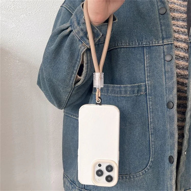 18cm Cell Phone Short Strap 8mm Lanyard with Plastic Buckle