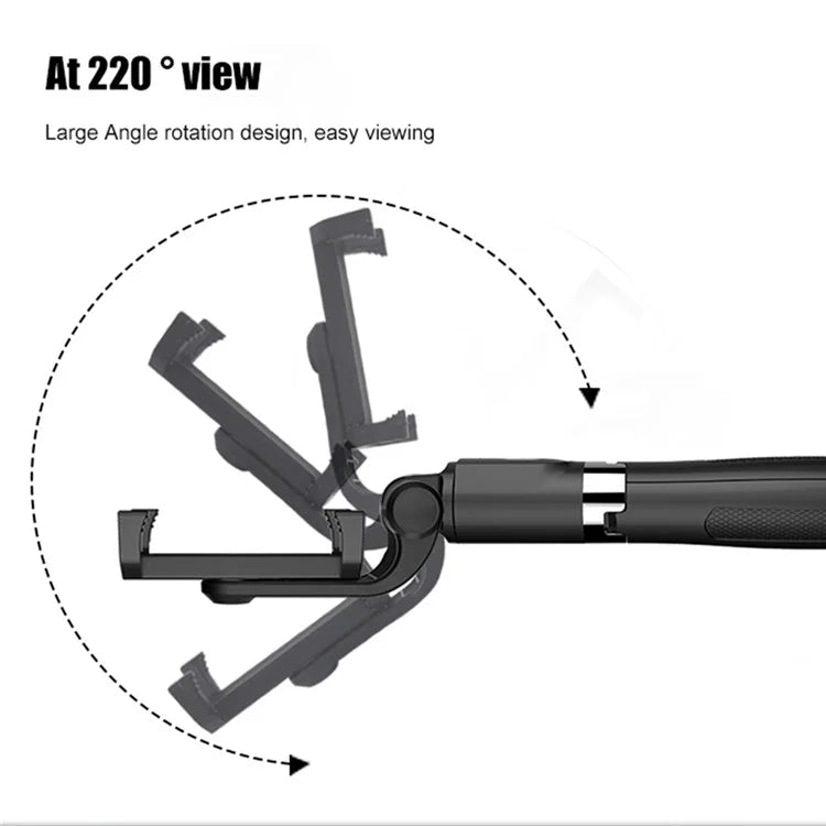L01 Mini Tripod Stand Phone Clip Holder Extendable Selfie Stick with Bluetooth Remote Control