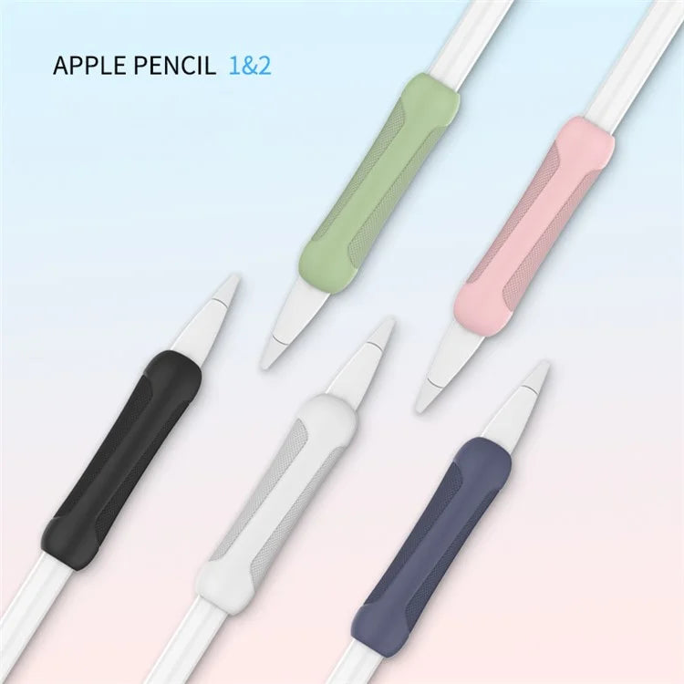 3Pcs Silicone Sleeve for Apple Pencil (1st Generation) / (2nd Generation) Stylus Pencil Cover Grip Holder