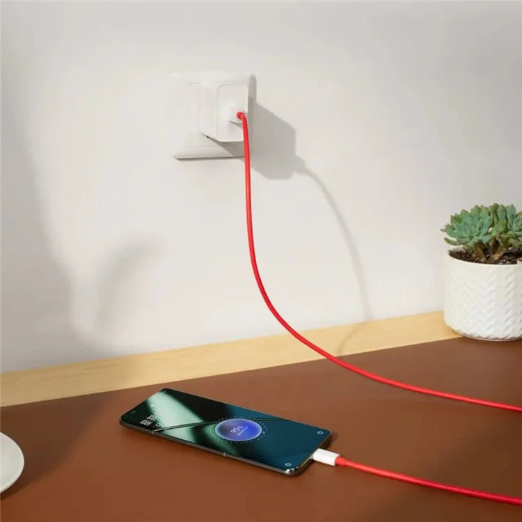ONEPLUS DL129 1m IPX4 Waterproof USB-A to Type-C 10A Flash Charging Data Cable