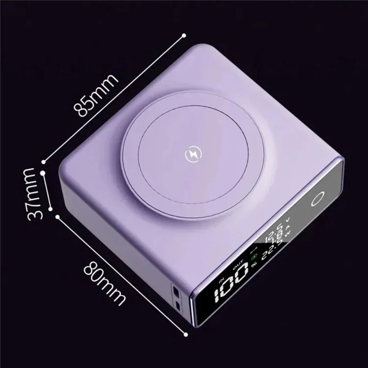CYKE Q7 20000mAh Power Bank Digital Display 15W Phone Magnetic Wireless Charger