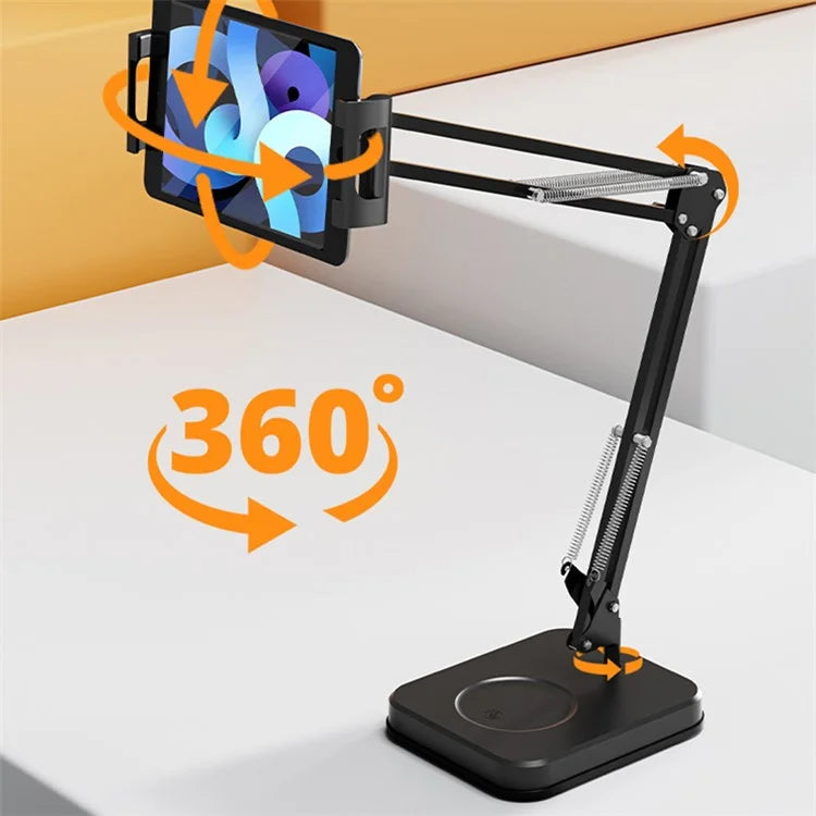 L006B+M012 Cantilever Desk Bracket Stand Universal Mobile Phone Tablet Holder