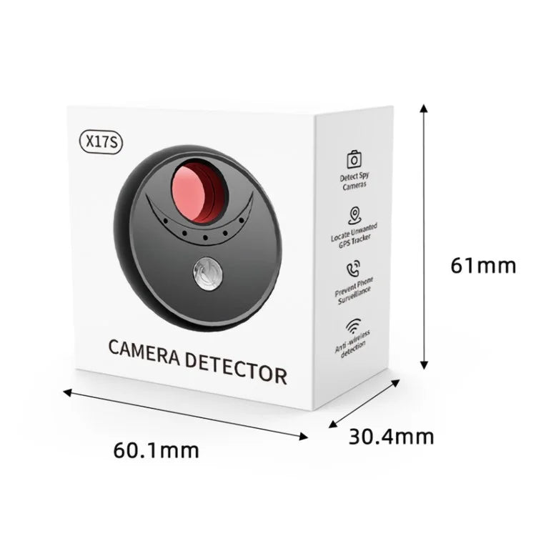 X17 Anti-Peep Camera Detector 4 AI Infrared Lamp Beads Camera Finder Portable GPS Car Signal Location Detector