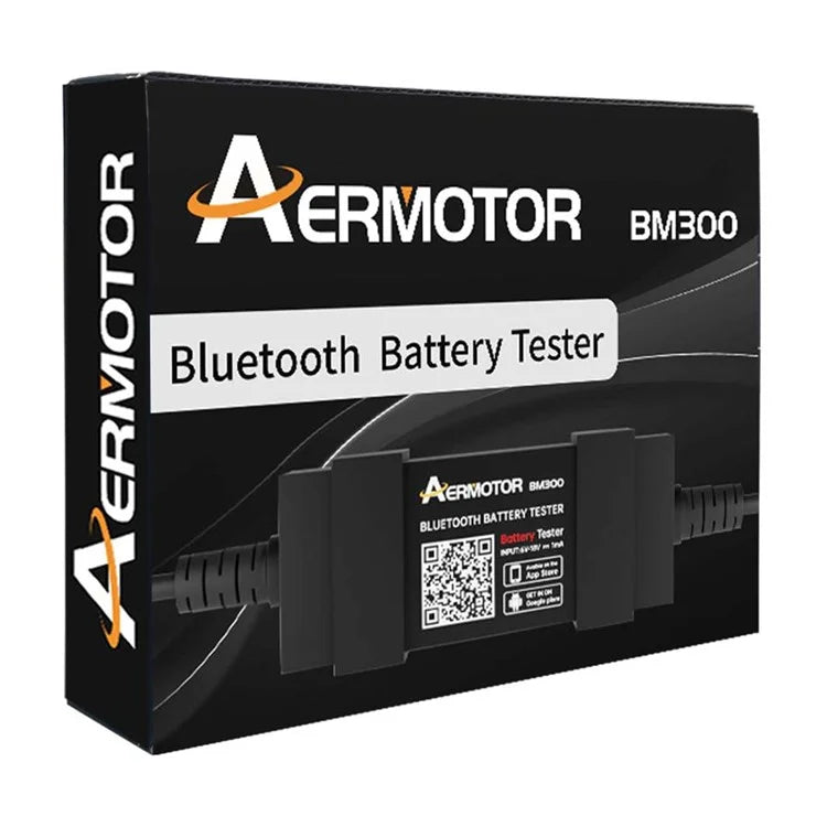 AERMOTOR BM300 Car Battery Tester Wireless Bluetooth 12V Car Battery Testing Charging Cranking Analyzer for Android iOS