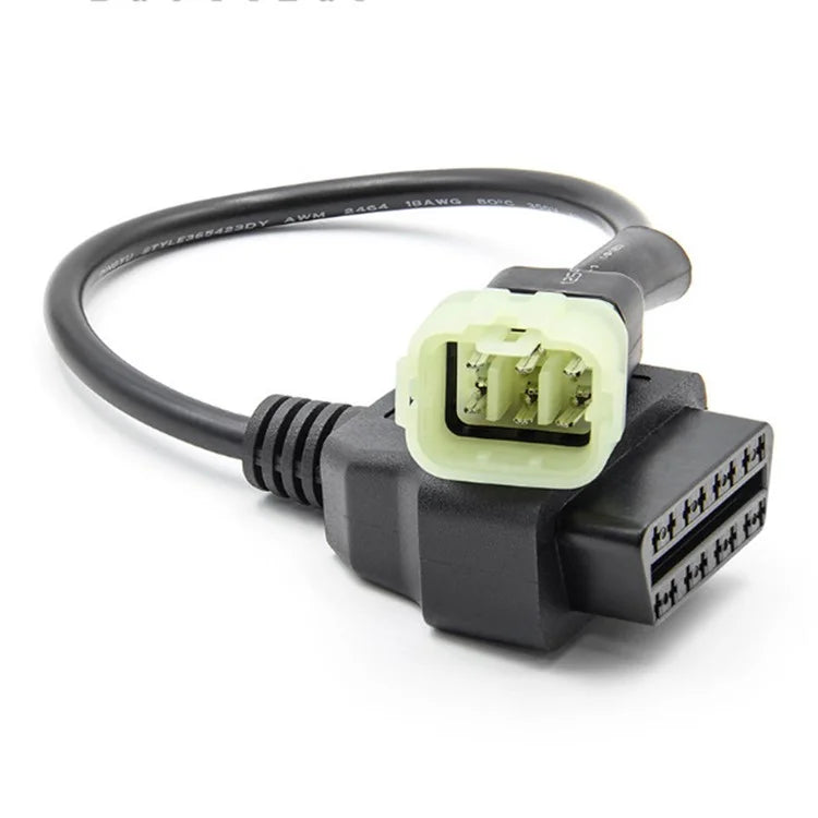 AERMOTOR OBD 16Pin to 6Pin Diagnostic Adapter Cable Scanner Reader Converter for KTM Motorcycle 6Pin