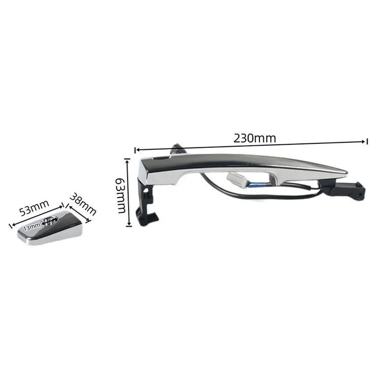 A8500-01 Front Left Exterior Door Handle for Nissan OE: 80640-3NF1A Car Door Handle