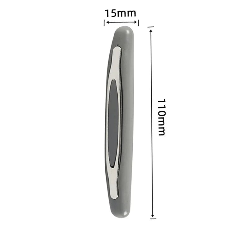A8618-03 4Pcs Car Truck Door Anti-collision Strip PVC+ABS Vehicle Door Anti-collision Strips