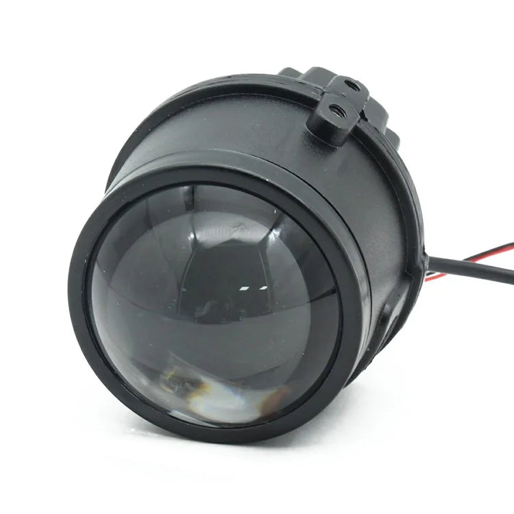 WINAUTO 1 Pair 2.5-inch Car LED Fog Light High Low Beam Lamp for Snowy Rainy Day