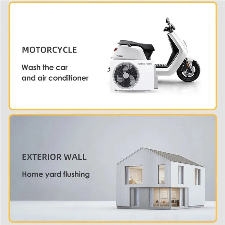 8107 Household Electric Car Washing Machine Water Spray Nozzle 48VH 12000mAh Car Water Gun