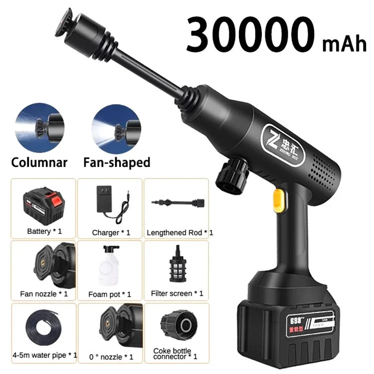 ZHONG HUI ZH-HXCQ Rechargeable Car Washing Water Gun Garden Watering Electric Water Sprayer