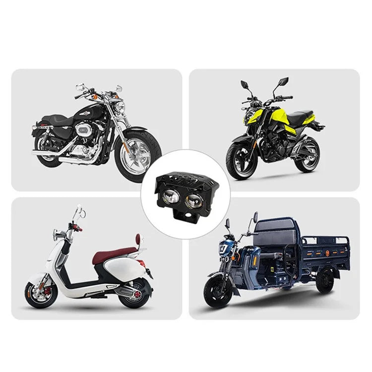 W65 Waterproof Motorcycle LED Headlight Super Bright Spotlight Fog Lamp