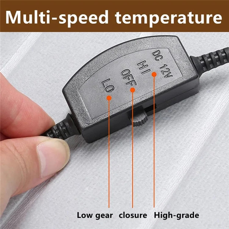 G-4S 2Pcs / Set 12V Car Seat Heating Cushion for Winter Heated Seat Covers with Backrest
