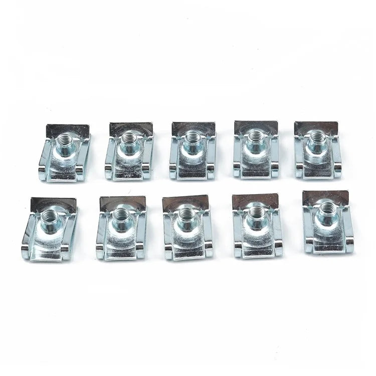 A2706 200Pcs M4 M5 M6 M8 Assorted Quick Clip Fastener U Nut and Bolt with Box