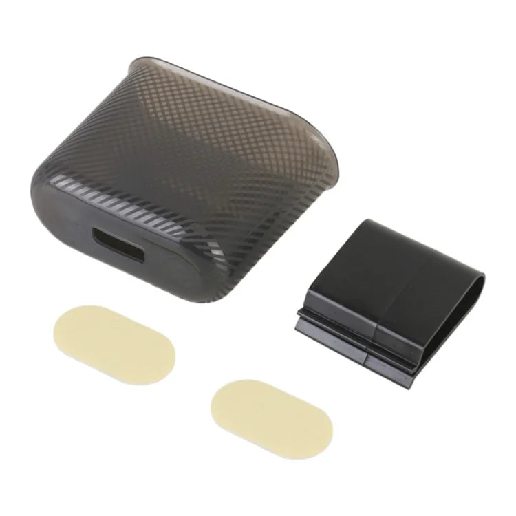 3R 2104 8.5x3.5x8.5cm Adhesive Storage Box Silicone+ABS Car Mounted Storage Case