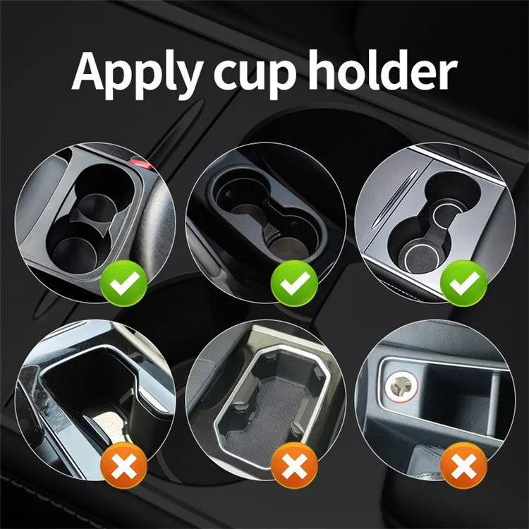 SB-6033 Multifunction Car Cup Holder Storage Tray Rotating Car Cell Phone Stand Rack